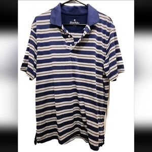 Brooks Brothers Large Blue and White